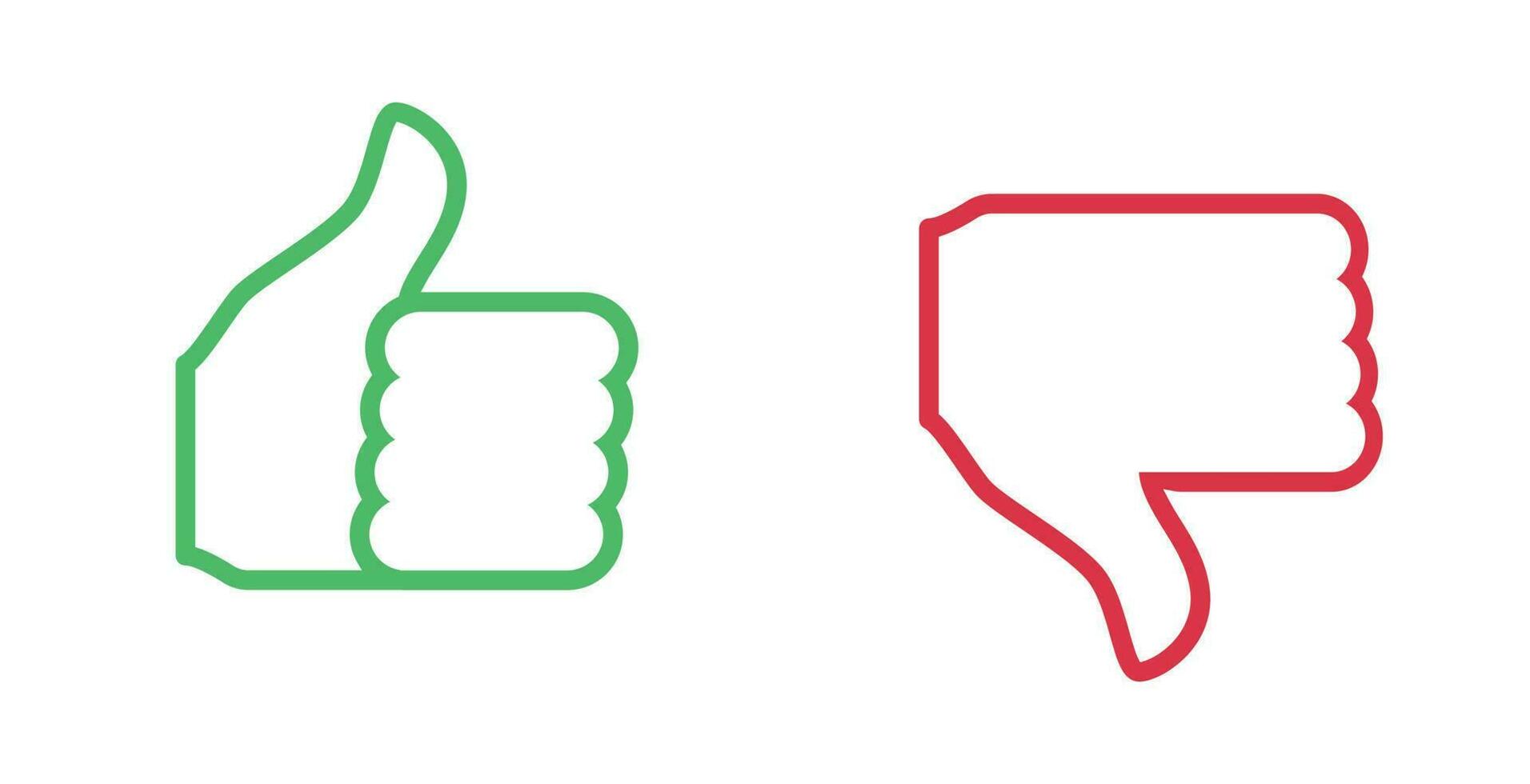 Checkmark X symbols on white isolated background. vector