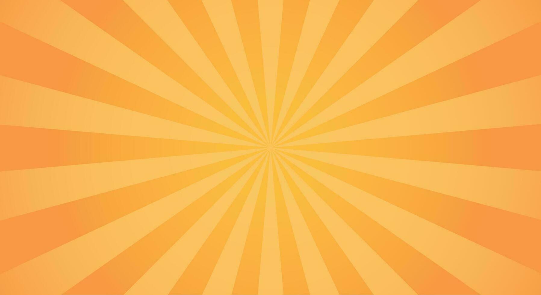 Sunburst light background with sun yellow ray. vector