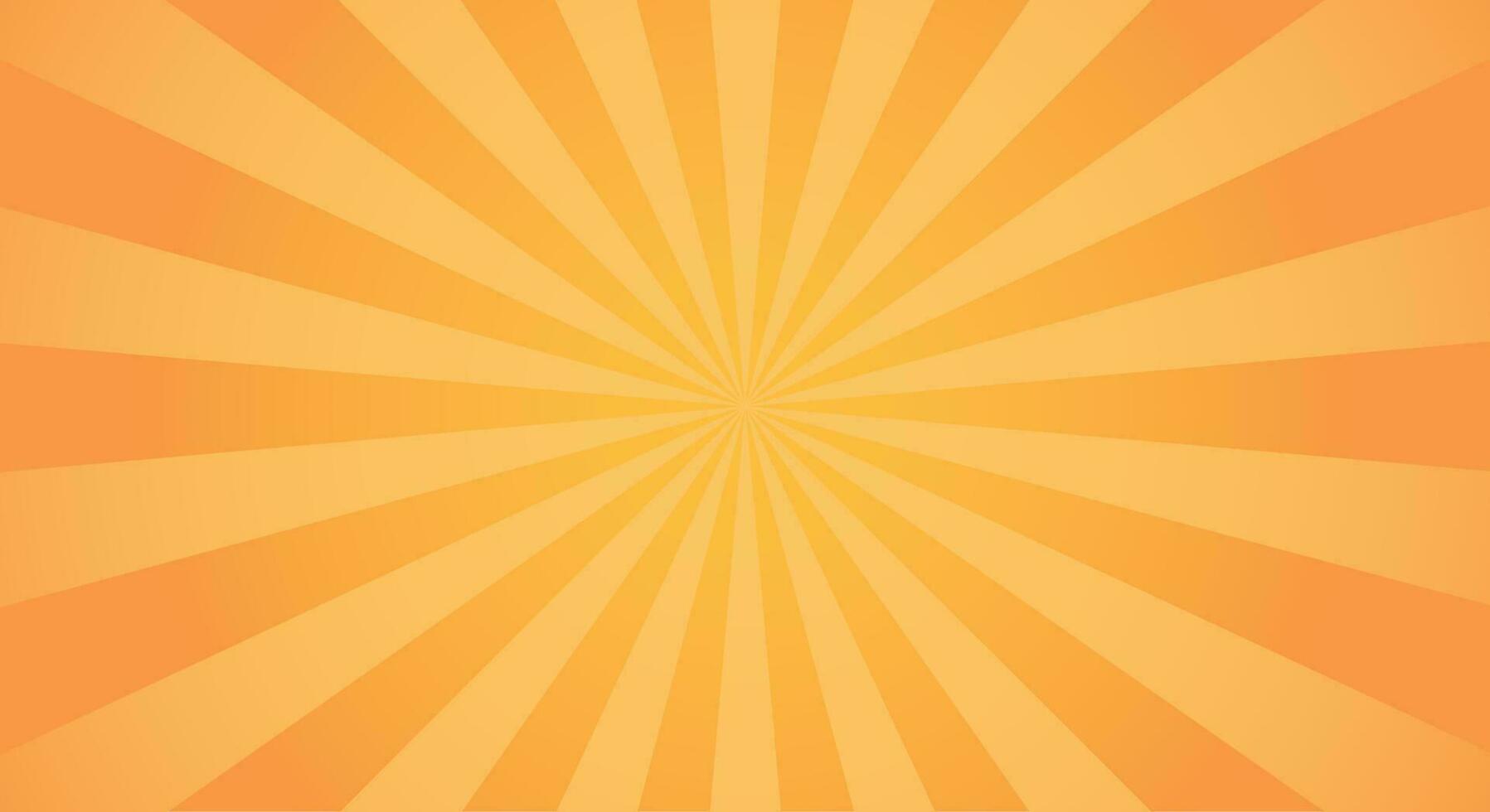 Sunburst light background with sun yellow ray. vector