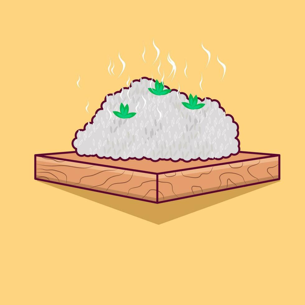Nasi lemak vector detail