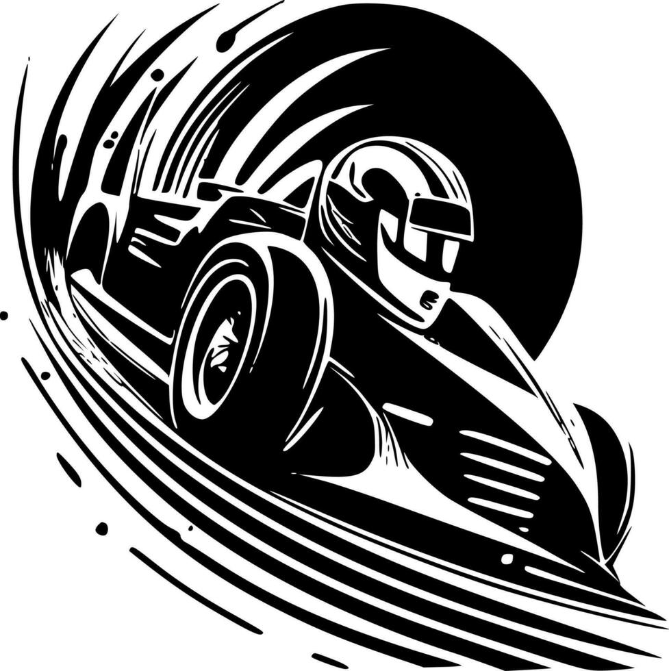 Racing - High Quality Vector Logo - Vector illustration ideal for T-shirt graphic
