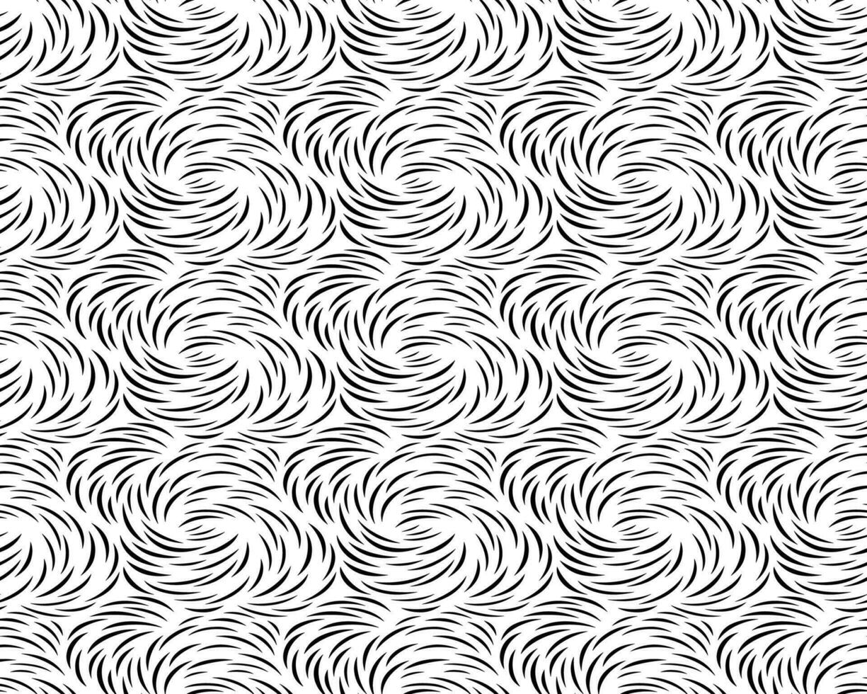 simple abstract curve brush lines vector texture seamless pattern