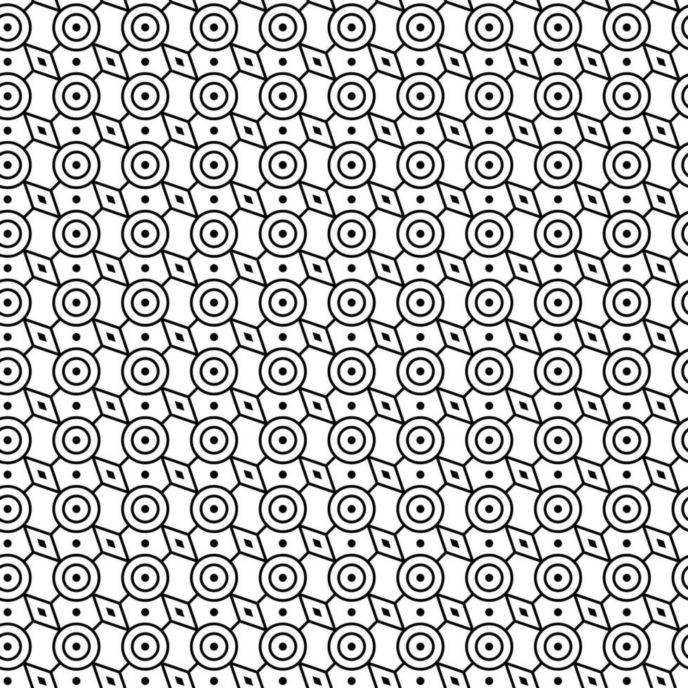 geometric texture vector seamless pattern illustration with circle shape and geometrical element ornament design