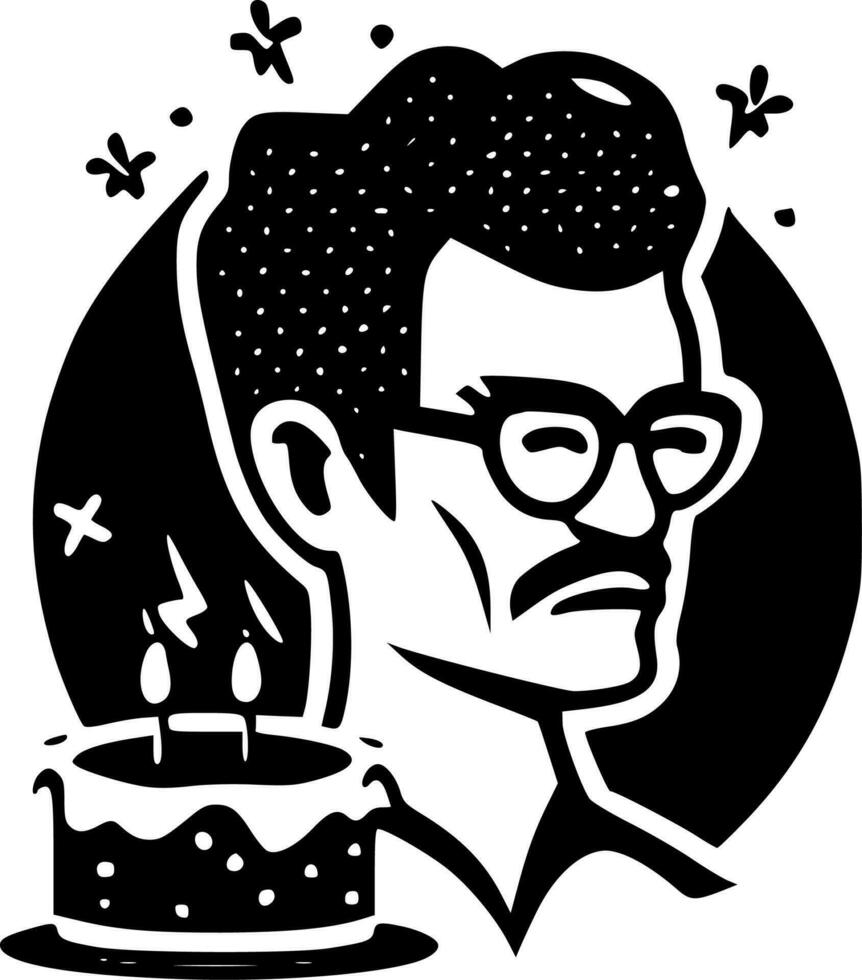 Birthday - High Quality Vector Logo - Vector illustration ideal for T-shirt graphic