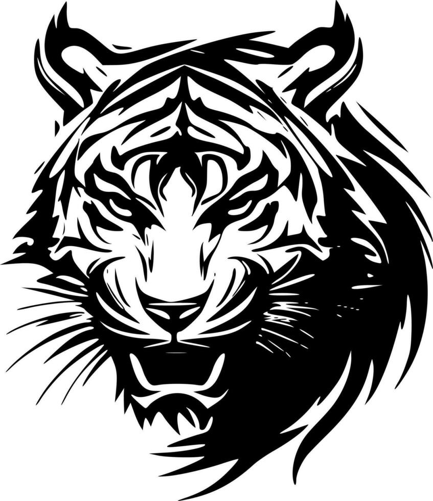 Tiger - High Quality Vector Logo - Vector illustration ideal for T-shirt graphic