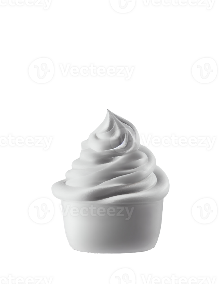 Shaving foam isolated on transparent background, created with png