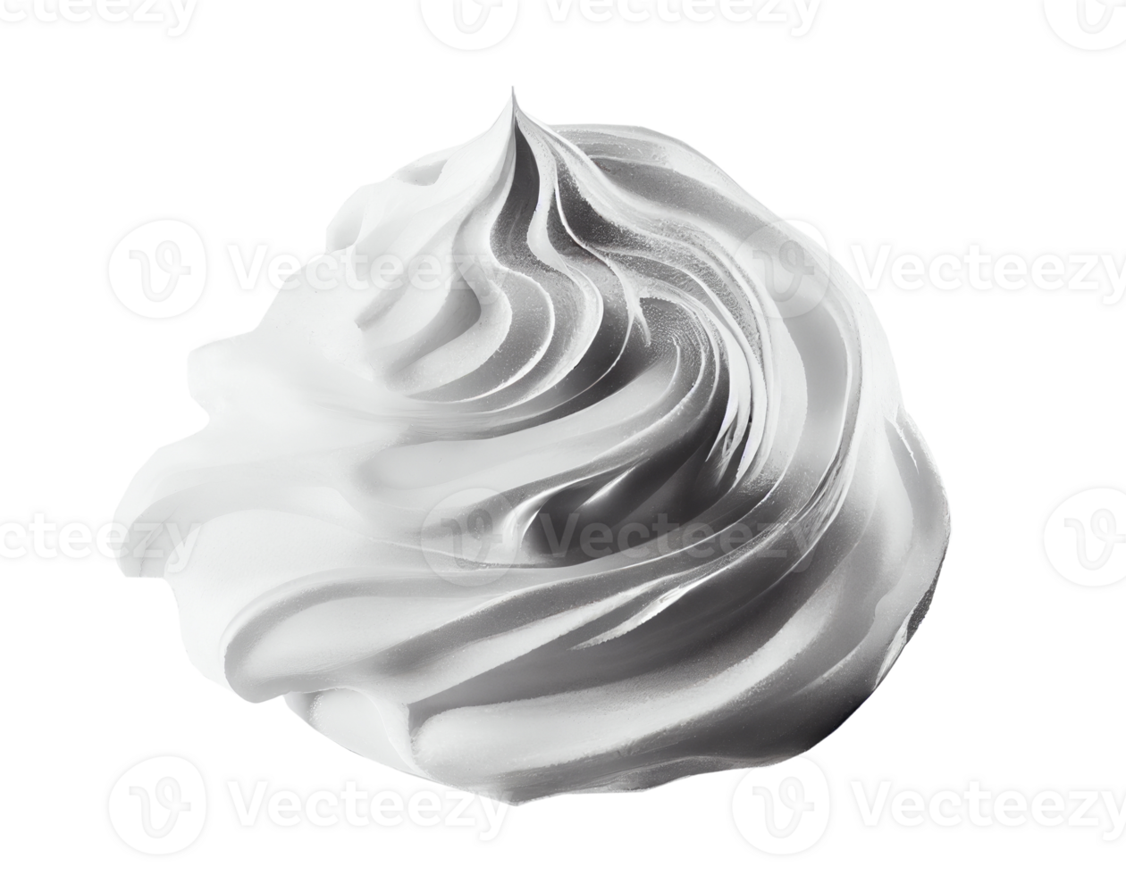 Shaving foam isolated on transparent background, created with png