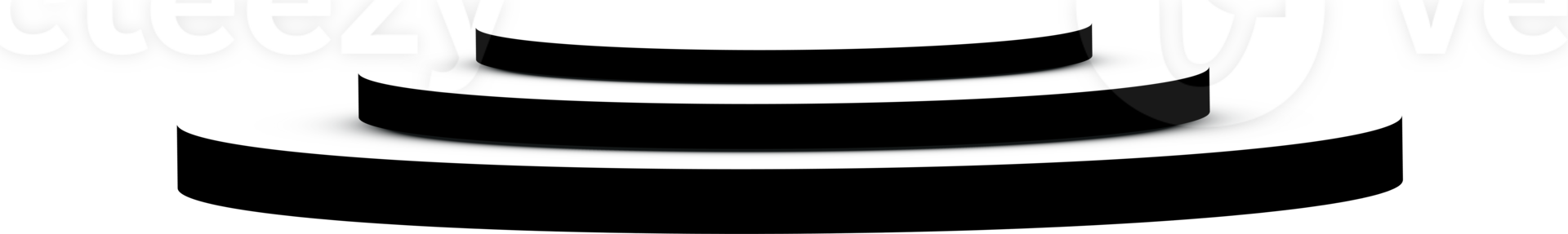 Podium isolated on a transparent background. 3d pedestal. PNG. png