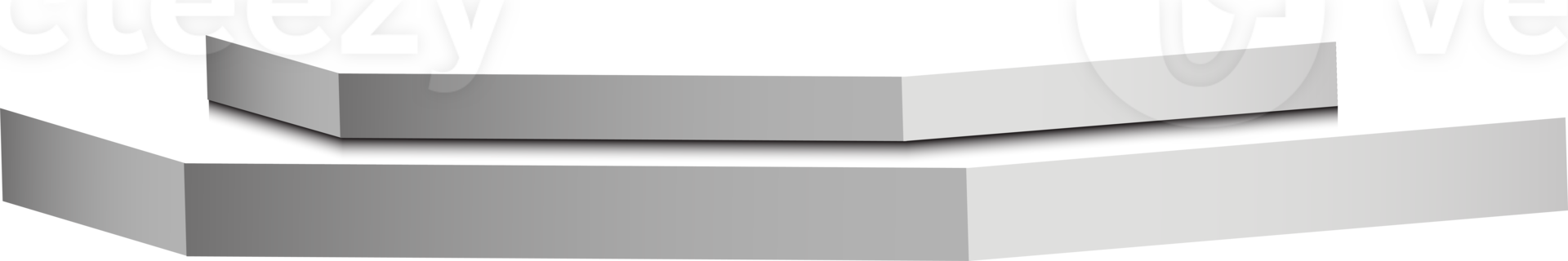 Podium isolated on a transparent background. 3d pedestal. PNG. png