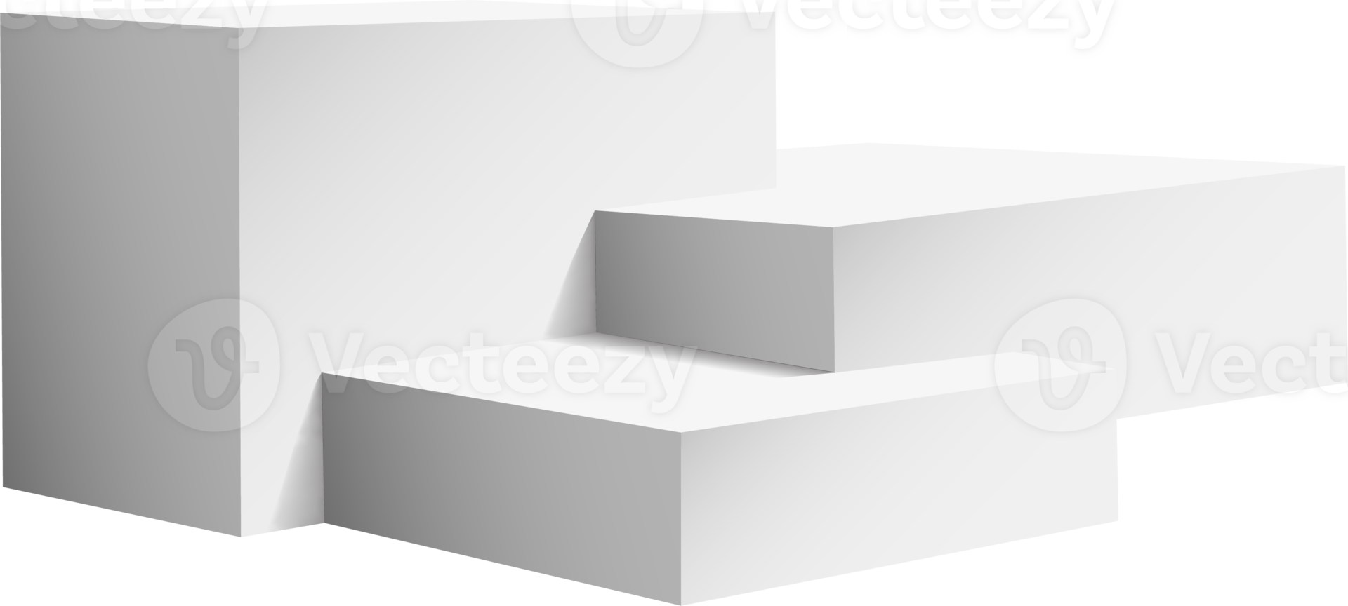 Podium isolated on a transparent background. 3d pedestal. PNG. png