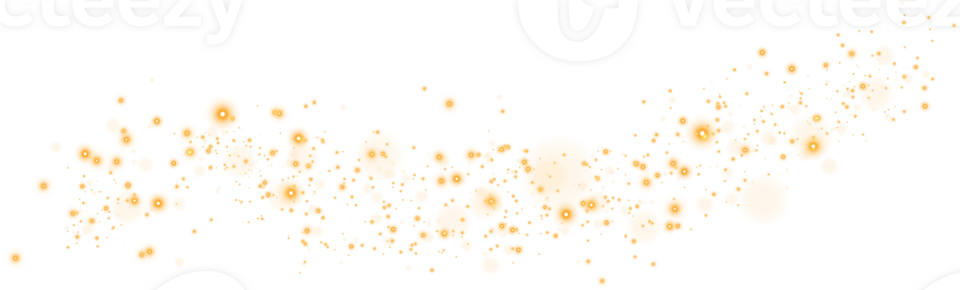 Abstract golden glitter wave illustration. Golden star dust sparkle particles isolated on transparent background. Magic concept. PNG. png