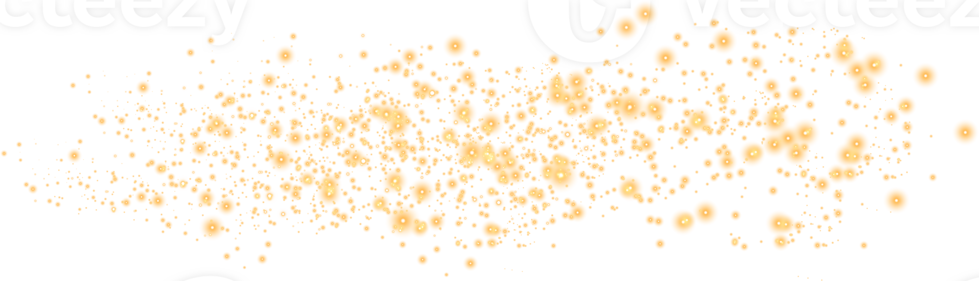 Abstract golden glitter wave illustration. Golden star dust sparkle