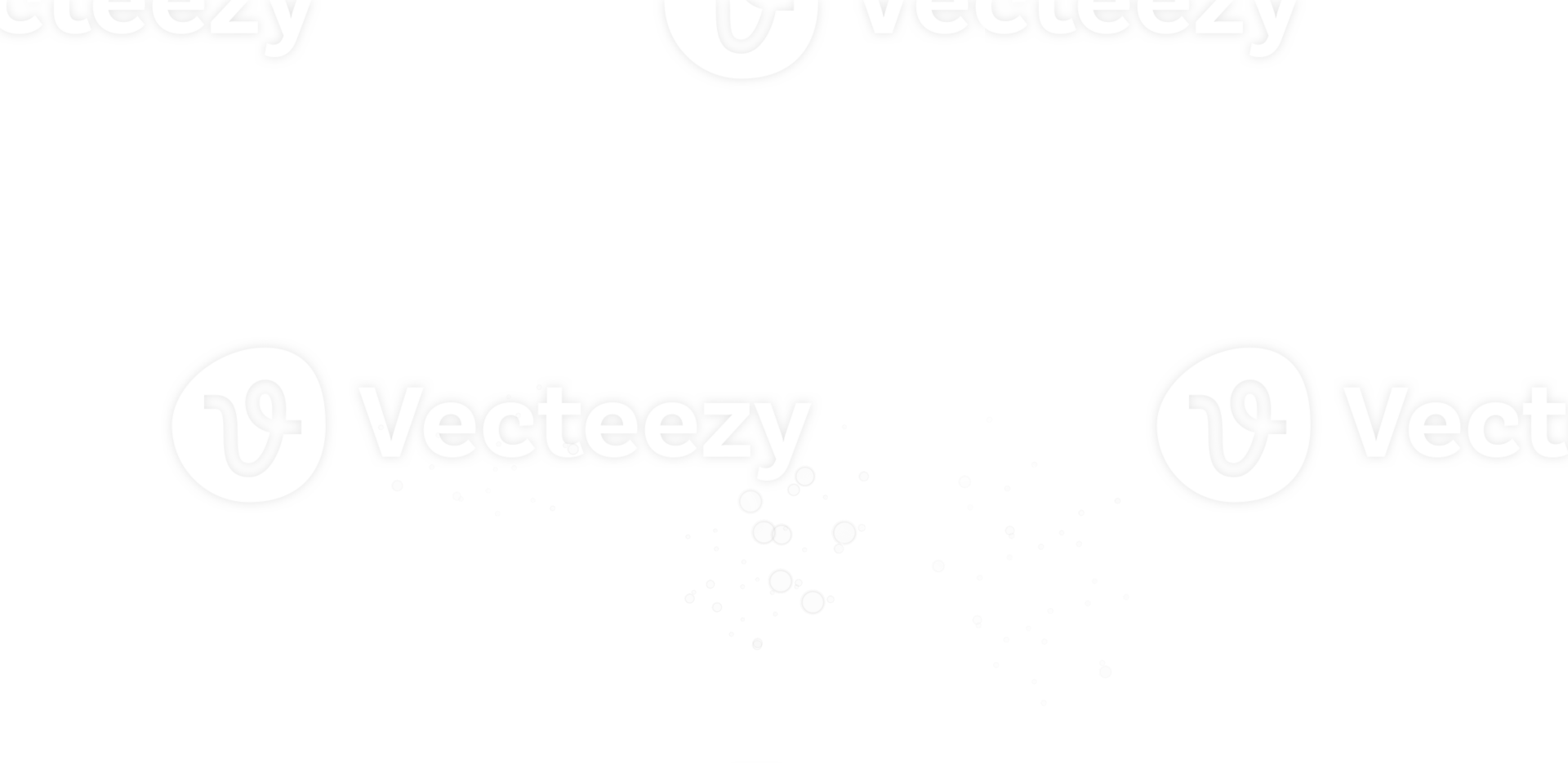 White shining bokeh lights with glowing particles  on transparent background. PNG