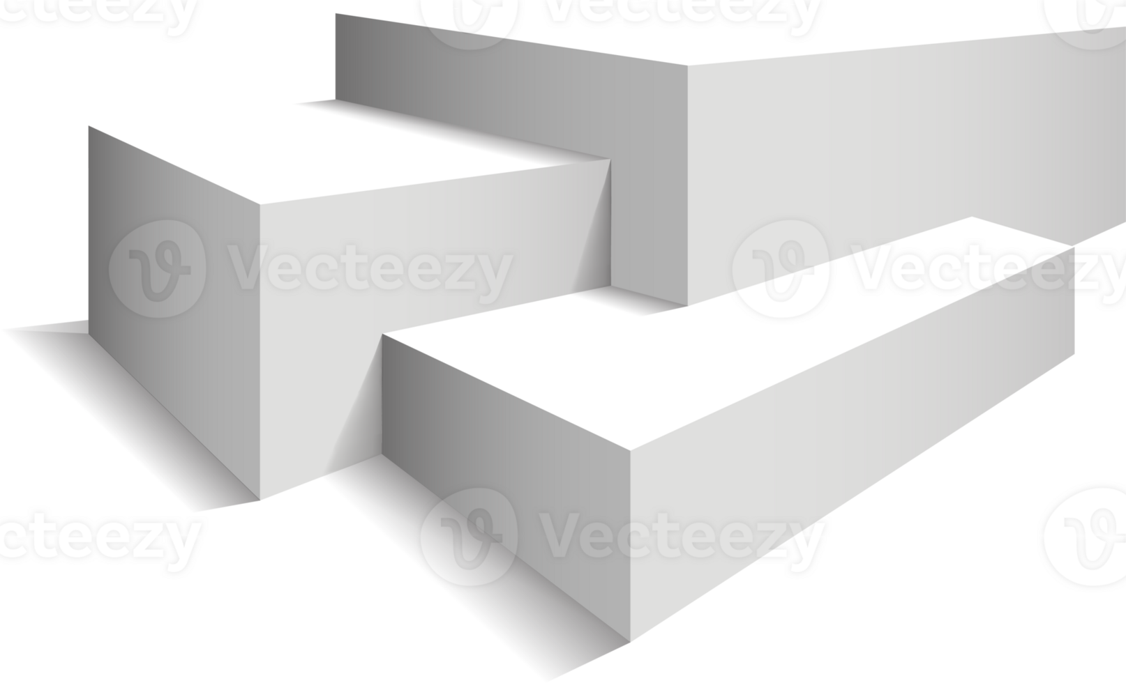 Podium isolated on a transparent background. 3d pedestal. PNG. png