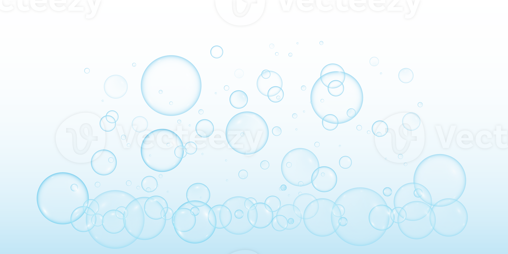 Realistic soap bubbles. Png Bubbles are located on a transparent background. Flying soap bubbles. PNG.