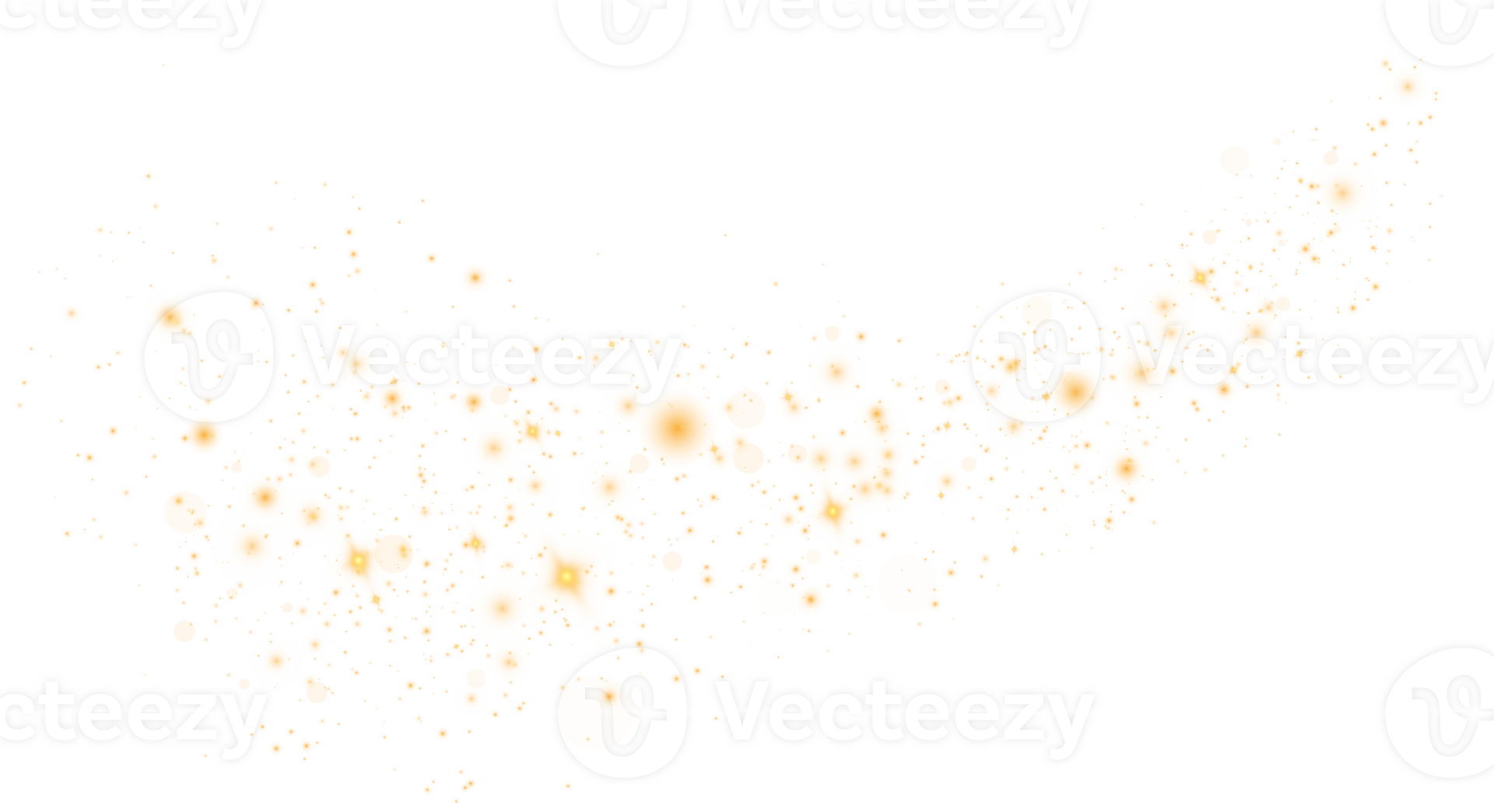 Abstract golden glitter wave illustration. Golden star dust sparkle