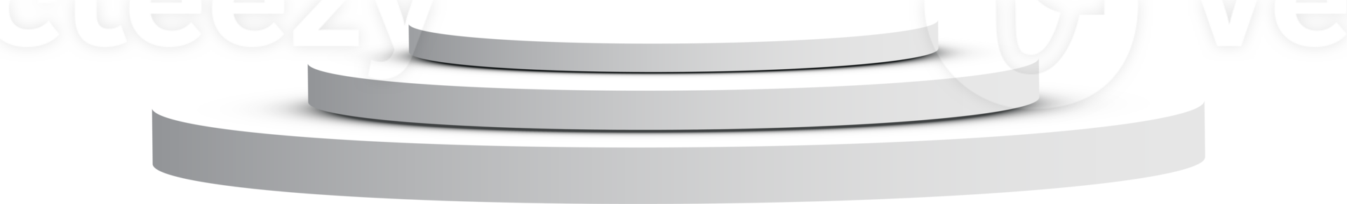 Podium isolated on a transparent background. 3d pedestal. PNG. png