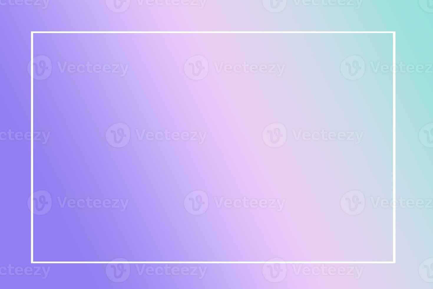 Background with pastel tones and white frame, purple, pink, yellow, green, gradation, gradation pastel. photo
