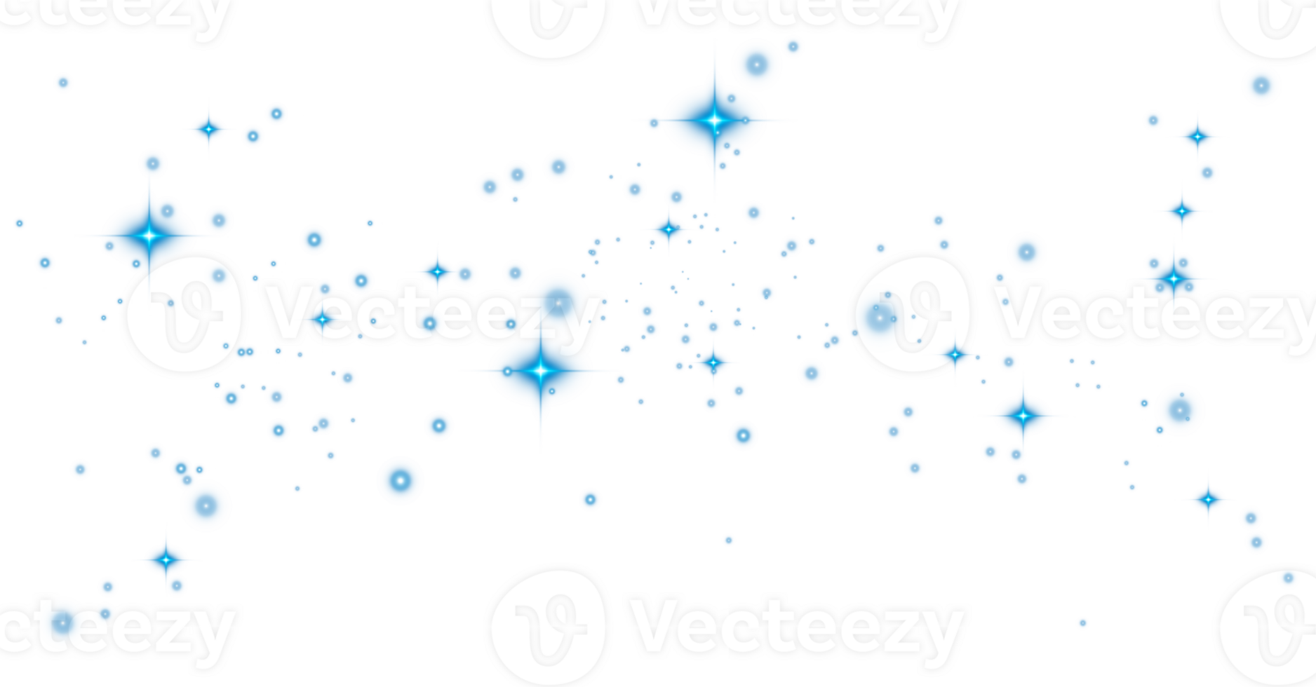 Abstract blue glitter wave illustration. Blue stardust sparkle particles isolated on transparent background. Magic concept. PNG. png