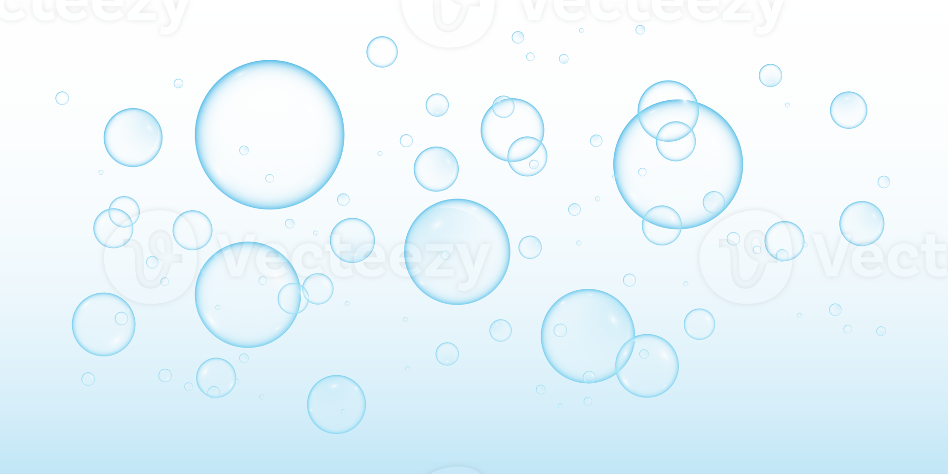 Realistic soap bubbles. Png Bubbles are located on a transparent