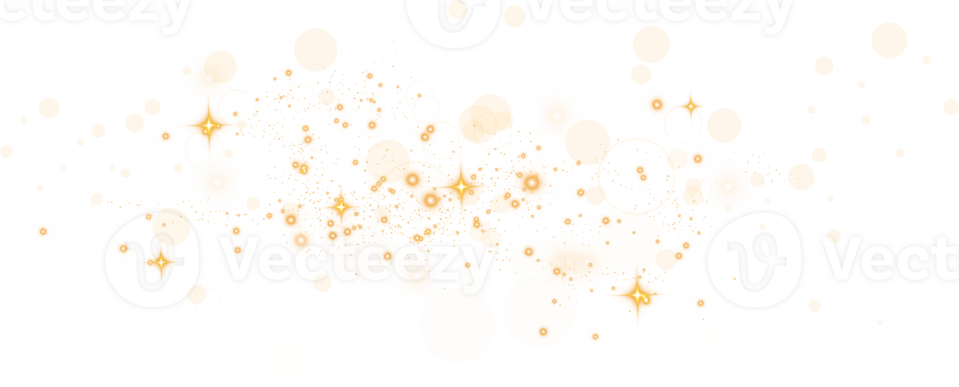 Abstract golden glitter wave illustration. Golden star dust sparkle