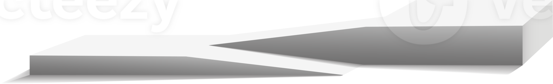 Podium isolated on a transparent background. 3d pedestal. PNG. png