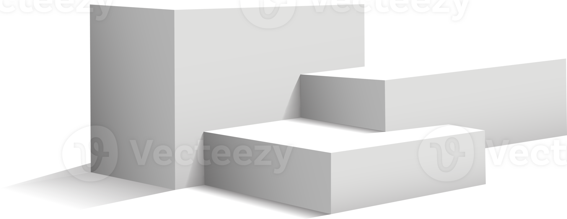 Podium isolated on a transparent background. 3d pedestal. PNG. png