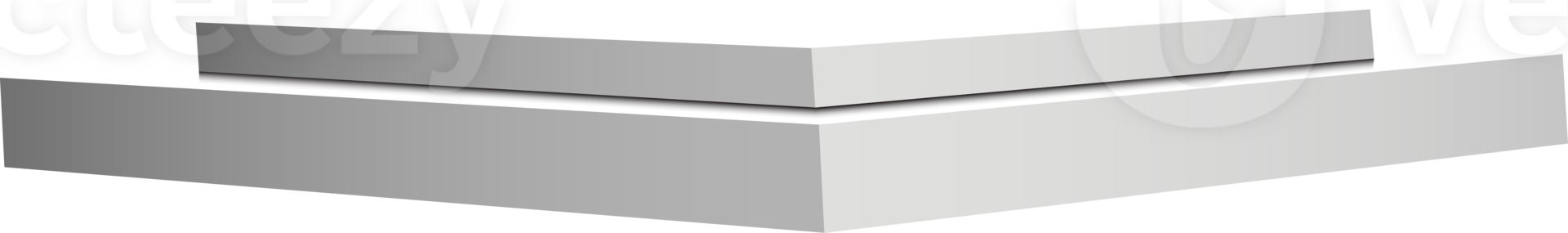 Podium isolated on a transparent background. 3d pedestal. PNG. png