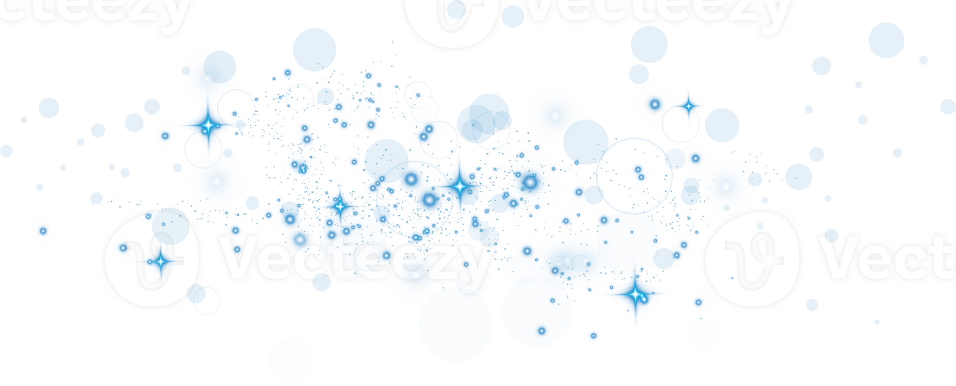 Abstract blue glitter wave illustration. Blue stardust sparkle particles isolated on transparent background. Magic concept. PNG. png