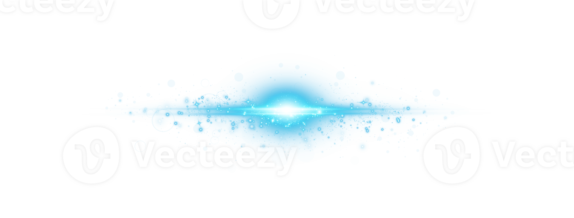 Blue glowing lights effects isolated on transparent background. Solar flare with beams and spotlight. Glow effect. Starburst with sparkles. PNG. png
