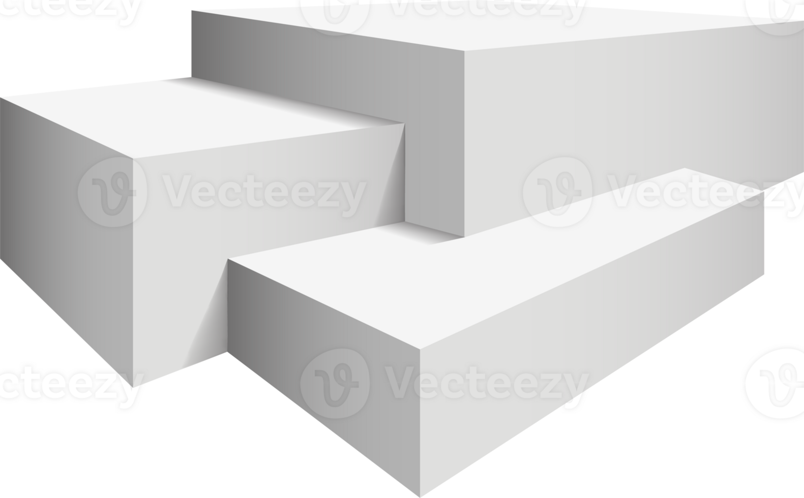 Podium isolated on a transparent background. 3d pedestal. PNG. png