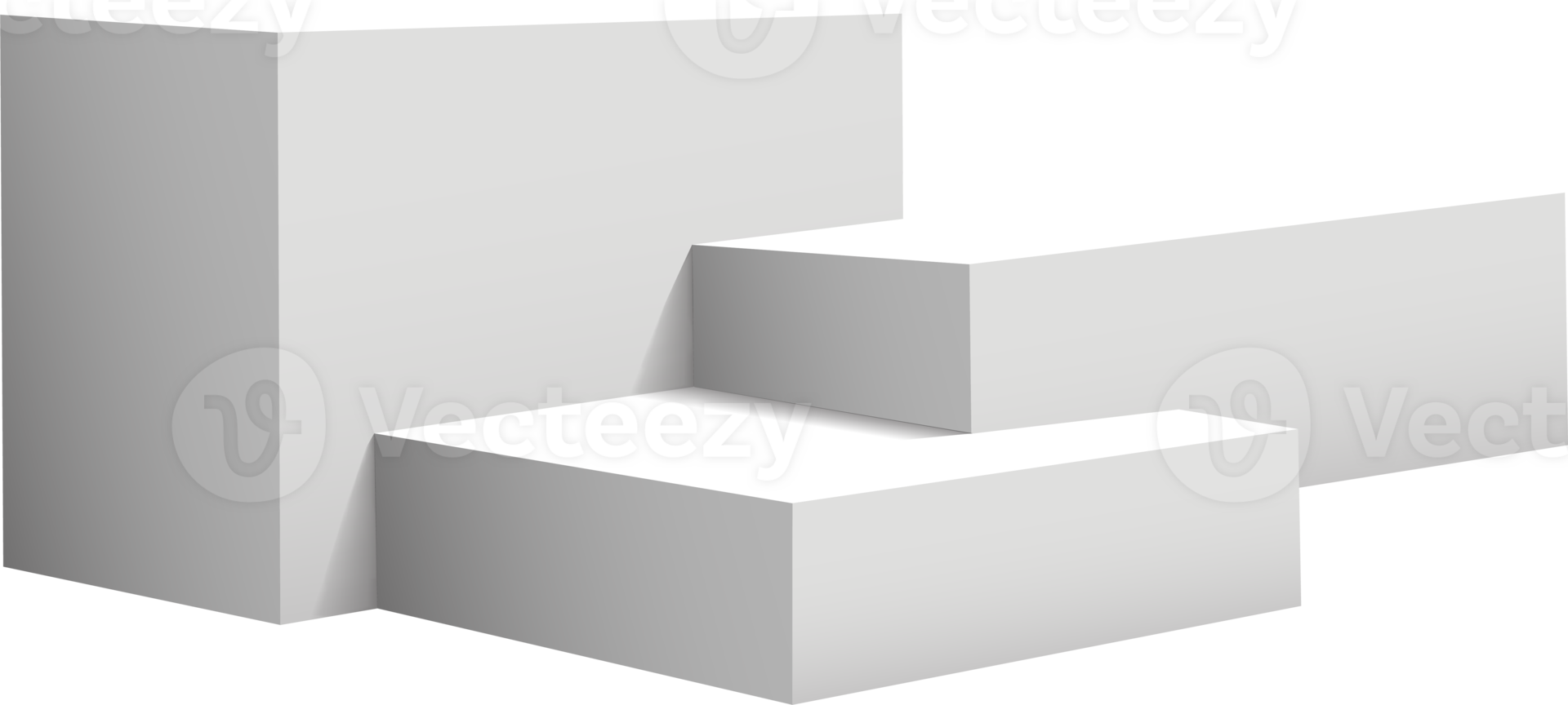 Podium isolated on a transparent background. 3d pedestal. PNG. png