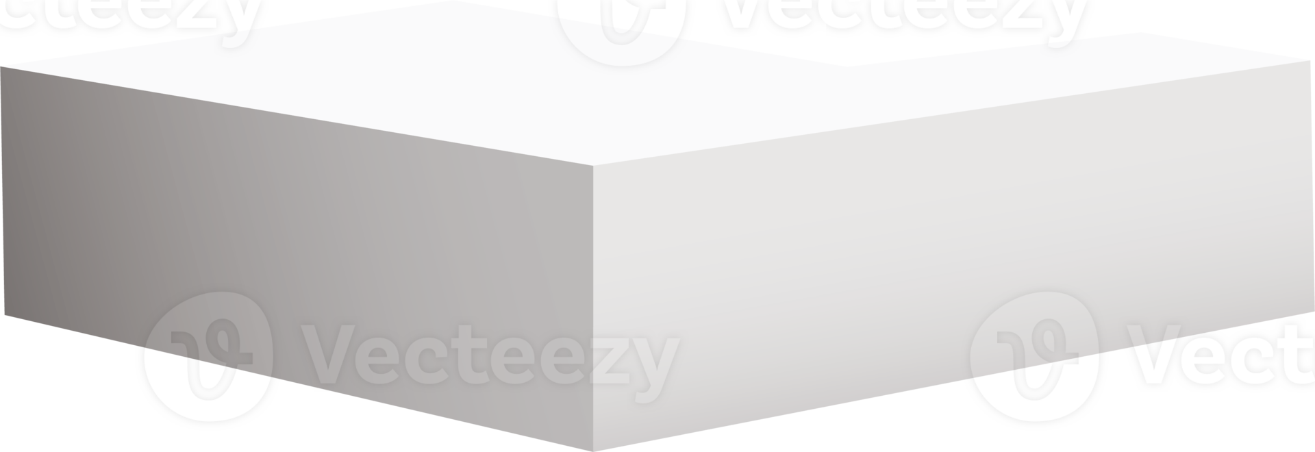 Podium isolated on a transparent background. 3d pedestal. PNG. png