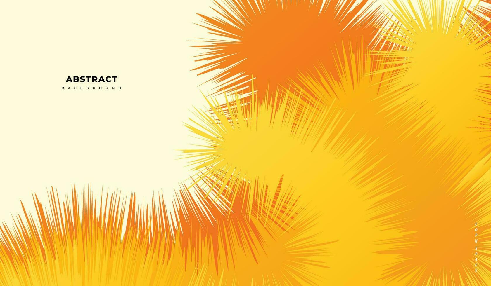 Abstract orange background template copy space. Backdrop design for landing page, poster, or banner vector