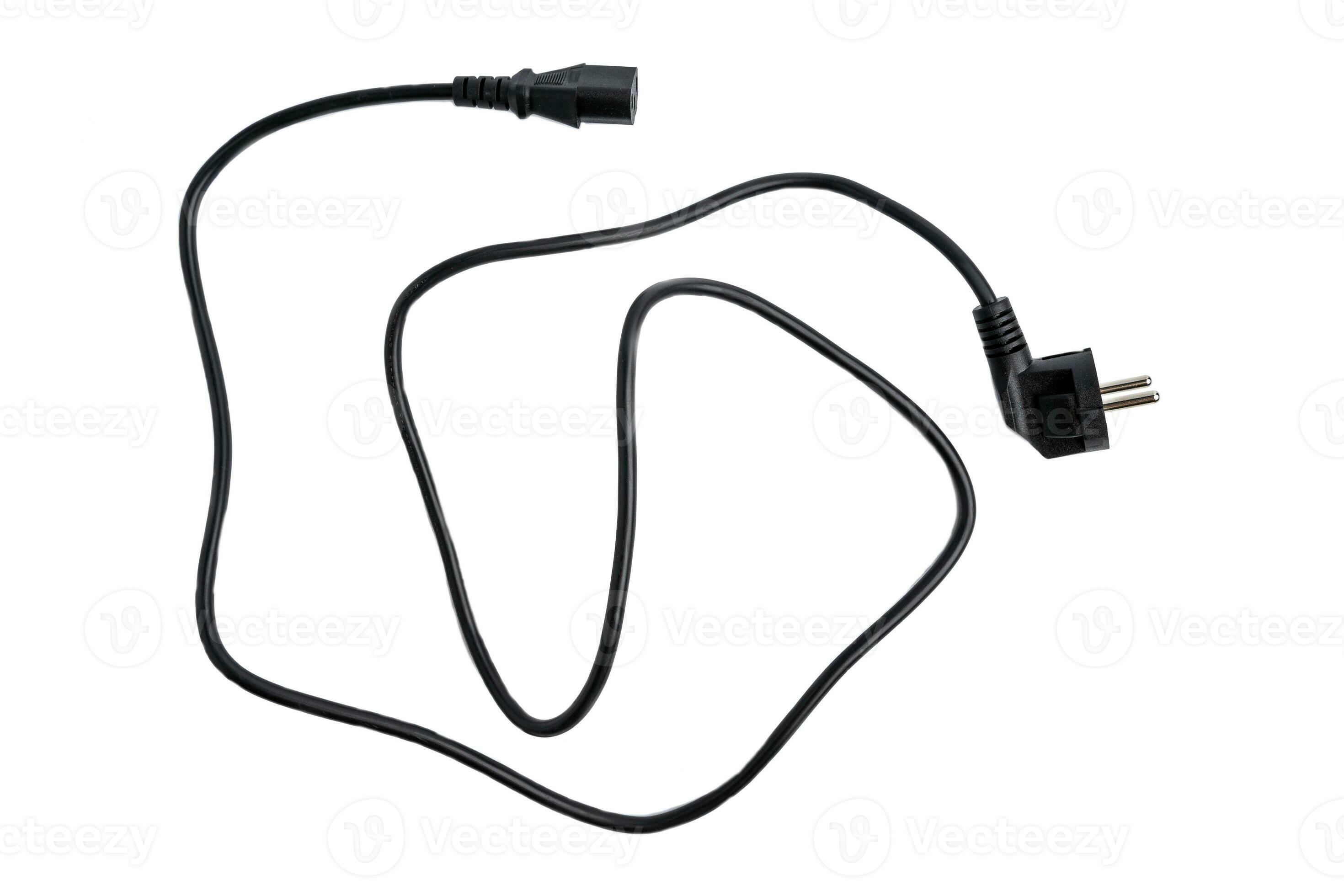 Power Plug Computer Power Cord Isolated On A White Background power-plug-computer-power-cord-isolated-on-a-white-background