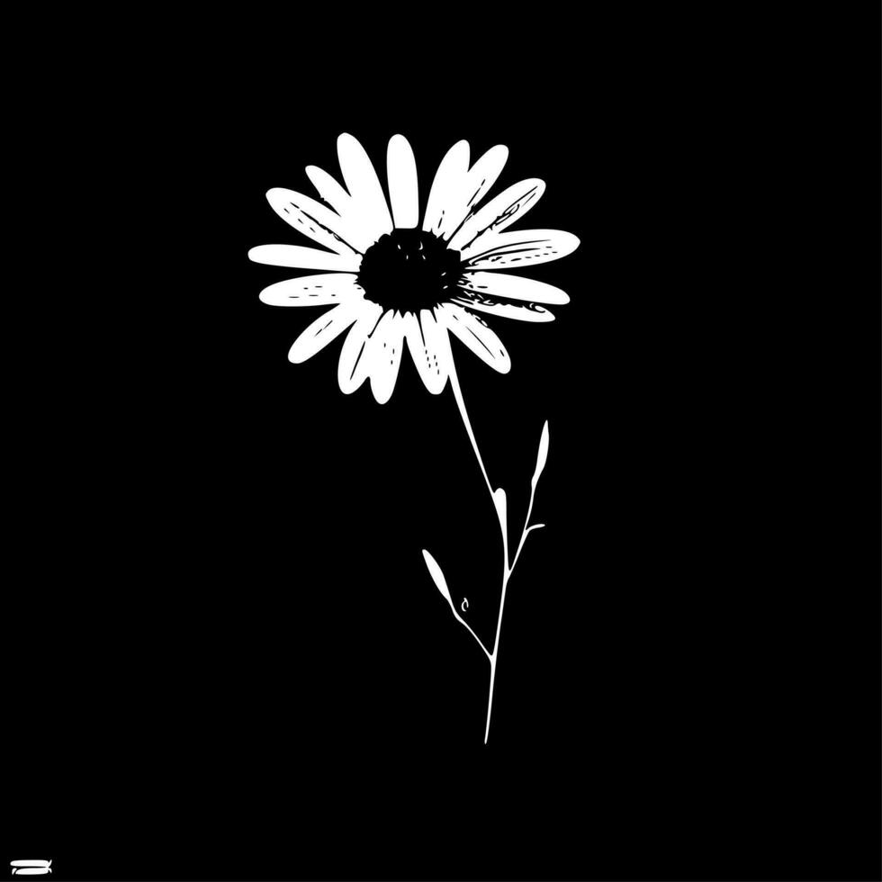 Daisy - Minimalist and Flat Logo - Vector illustration