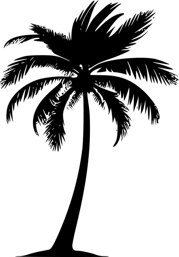 Palm Tree - High Quality Vector Logo - Vector illustration ideal for T-shirt graphic