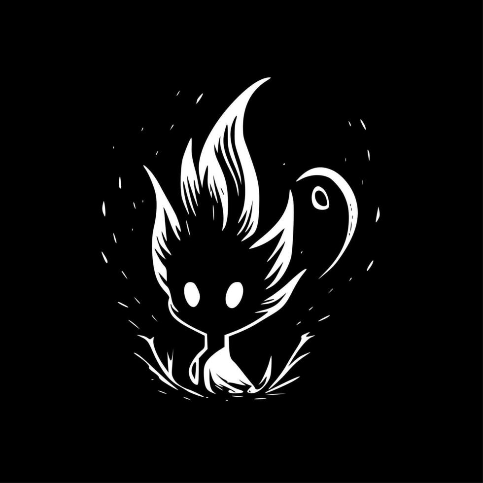 Mystical, Minimalist and Simple Silhouette - Vector illustration