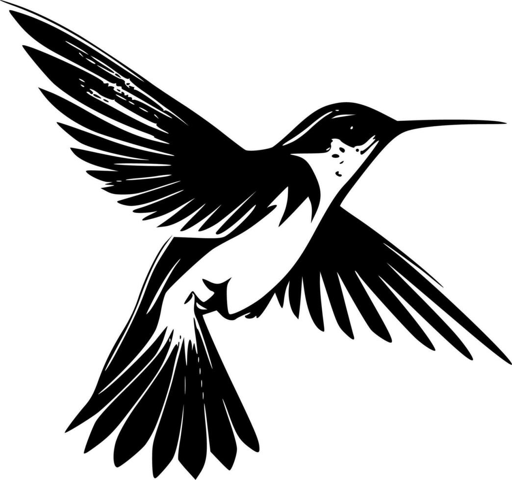 Hummingbird - High Quality Vector Logo - Vector illustration ideal for T-shirt graphic