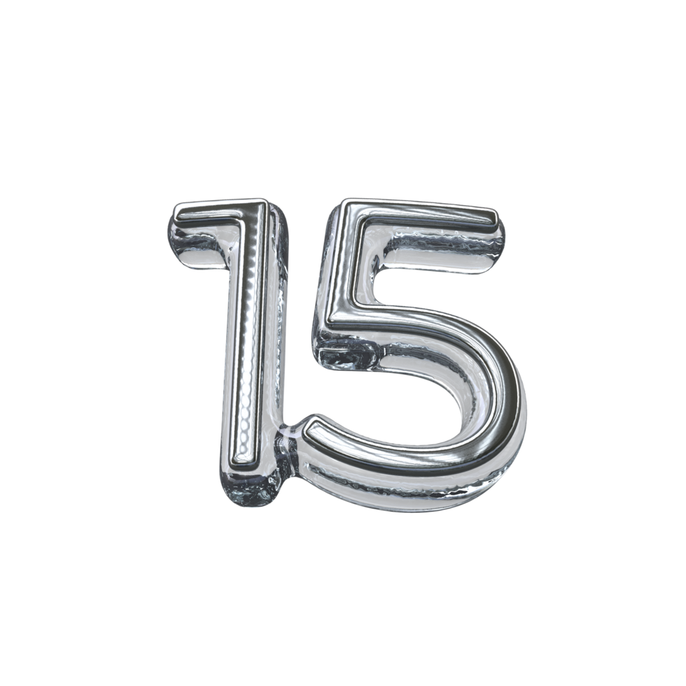 Number 15 PNG Transparent Images Free Download, Vector Files