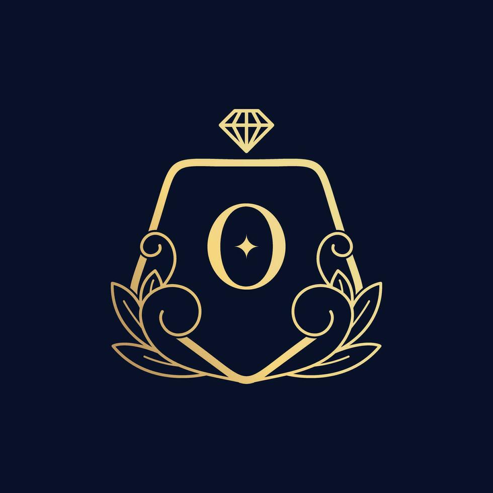 Vector Premium Luxurious Perfume Logo O