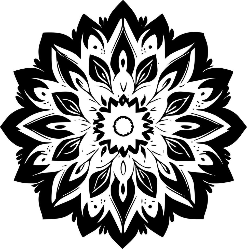 Mandala - High Quality Vector Logo - Vector illustration ideal for T-shirt graphic