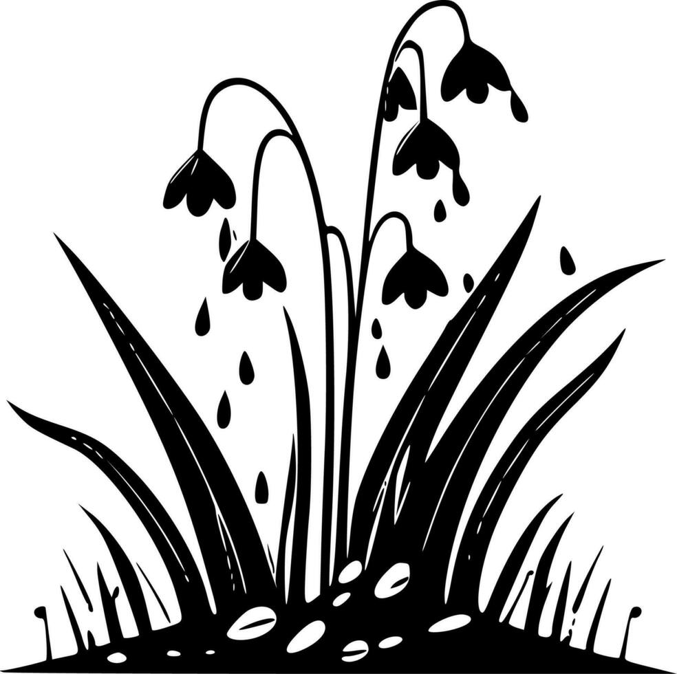 Spring - Minimalist and Flat Logo - Vector illustration
