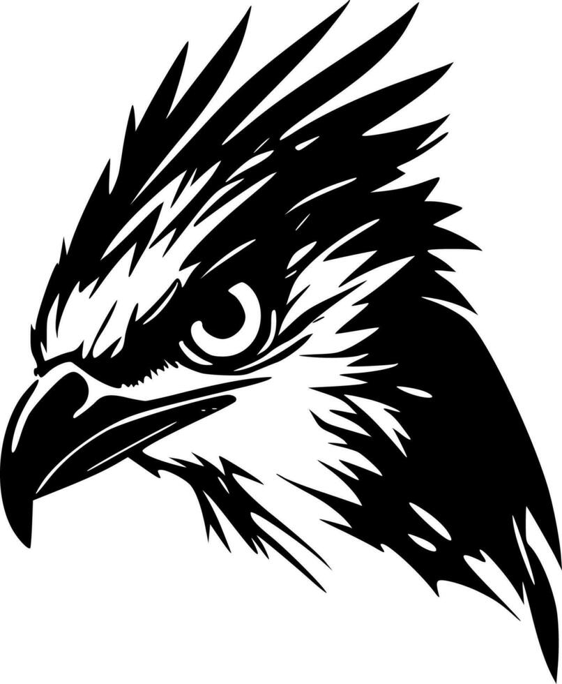 Osprey Head - High Quality Vector Logo - Vector illustration ideal for T-shirt graphic