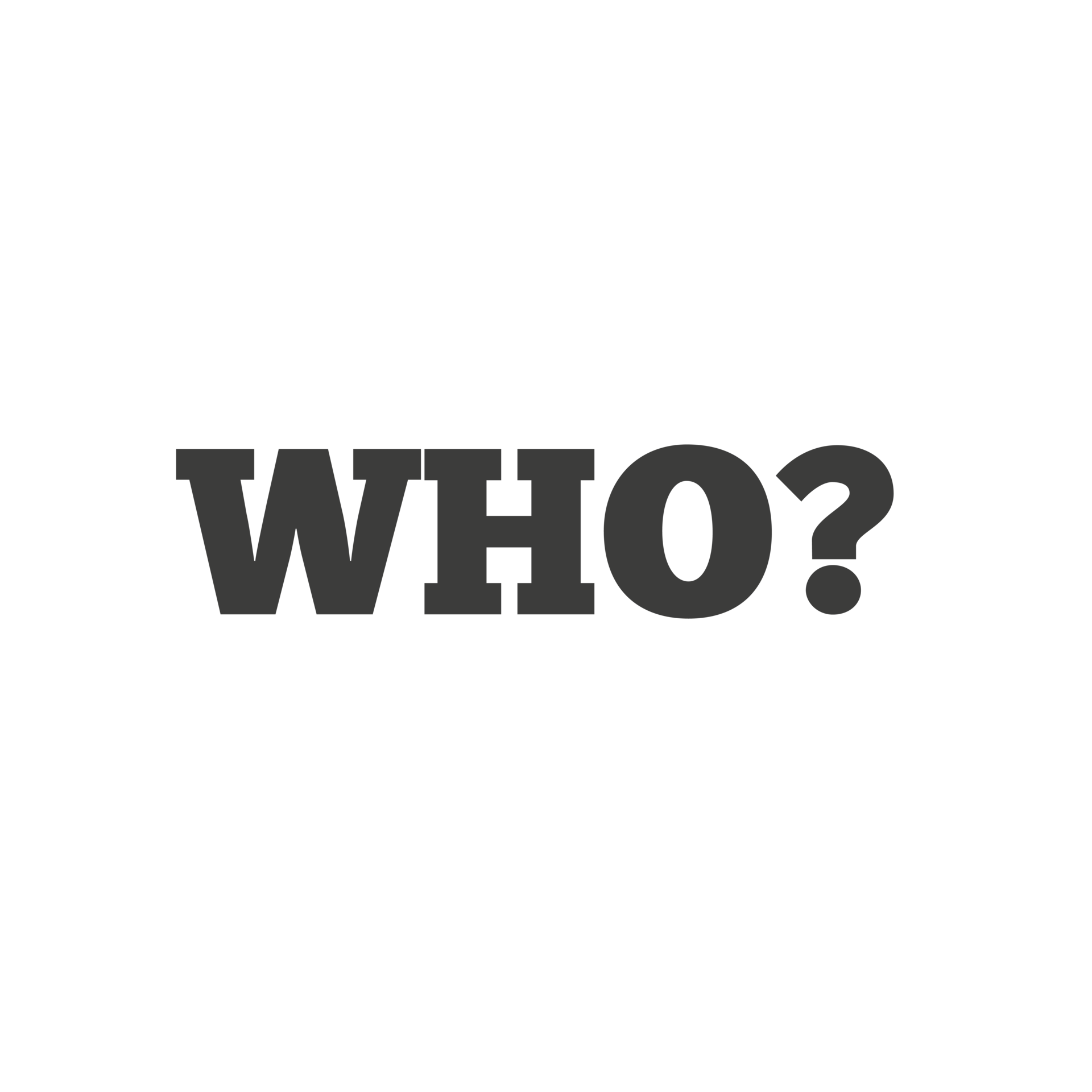 Word Who with question mark on a Transparent Background 23554759 PNG