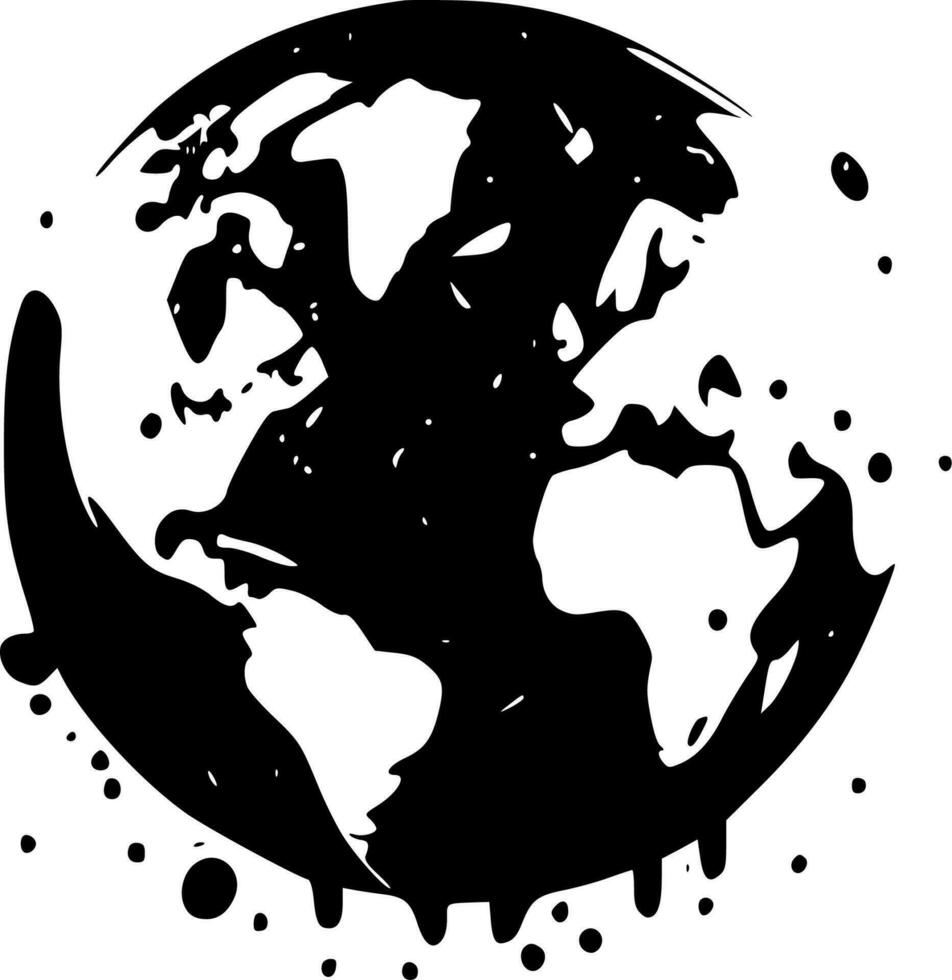 Globe - Minimalist and Flat Logo - Vector illustration
