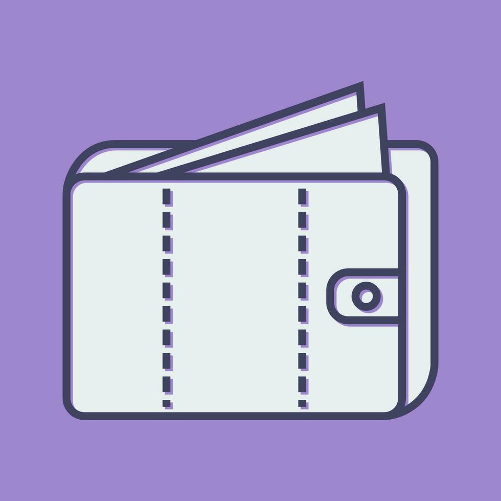 Mony in voilet Vector Icon