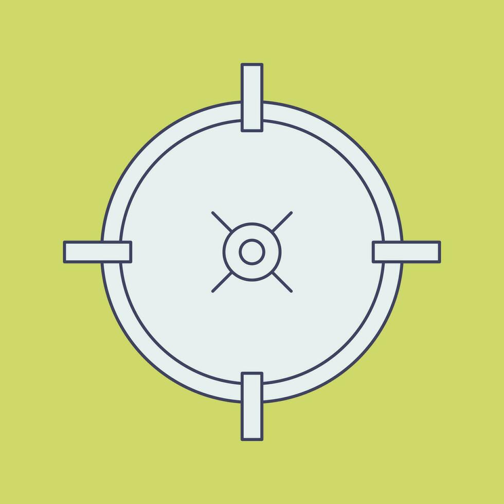 Target Location Vector Icon