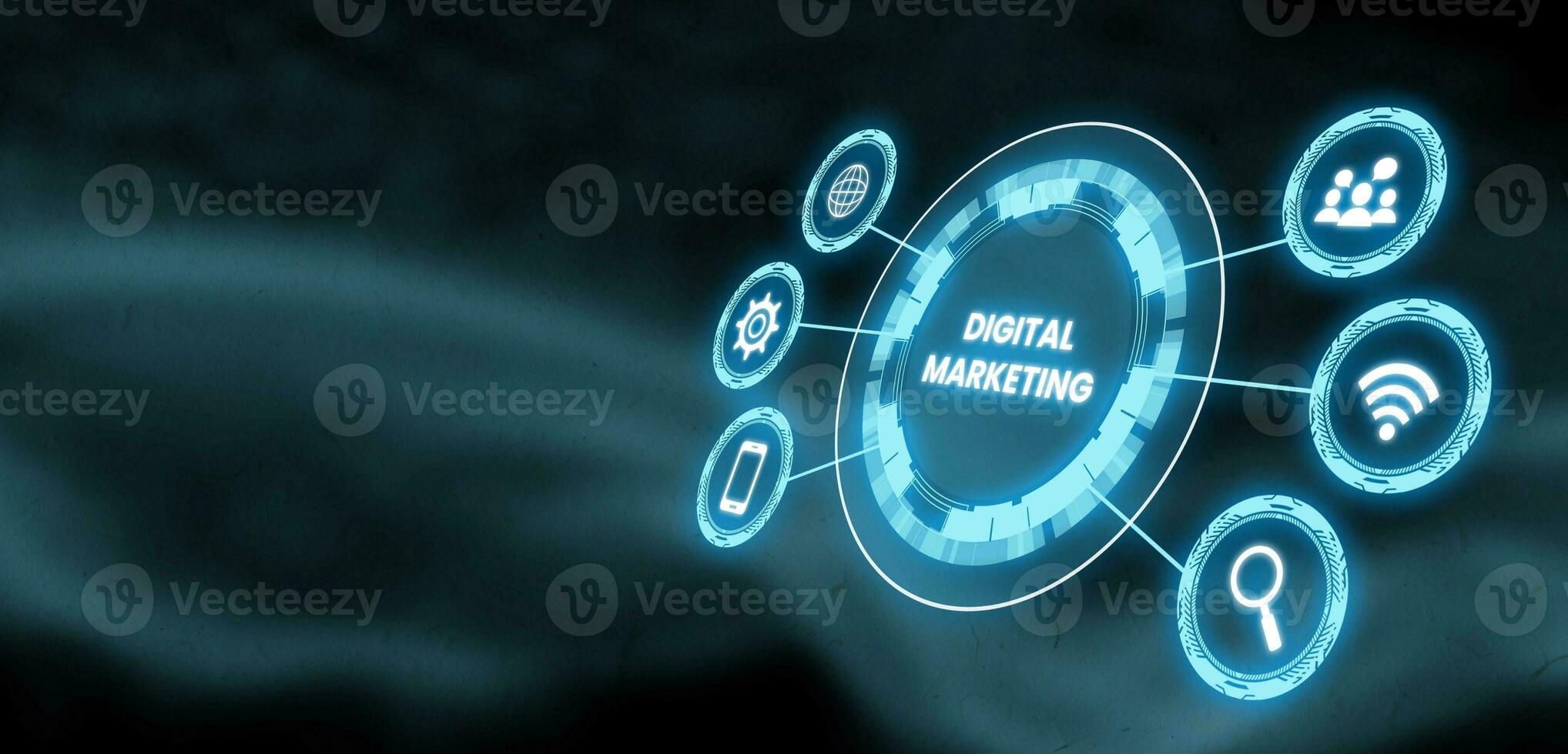 Digital Marketing, link building and online marketing banner photo