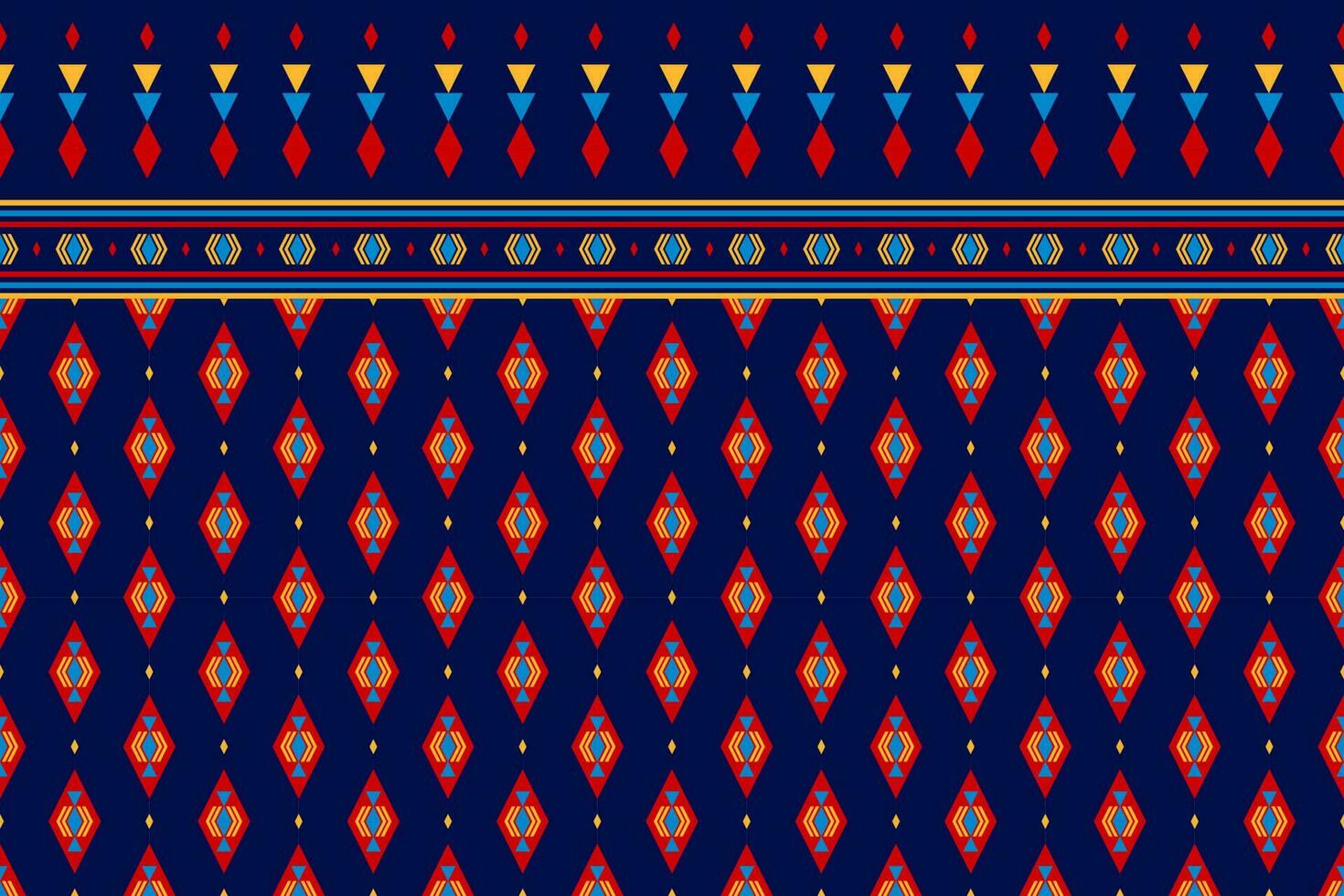 Fabric tribal pattern art. Geometric ethnic seamless pattern traditional. American, Mexican style. vector